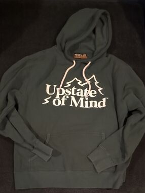 Upstate of Mind Unisex Green Hoodie